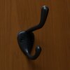 Gliderite Hardware 3 in. Oil Rubbed Bronze Large Coat Double Hook, 25PK 7014-ORB-25